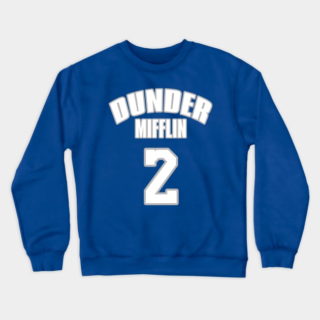 Dwight Schrute Jersey 2 Crewneck Sweatshirt by ParaholiX